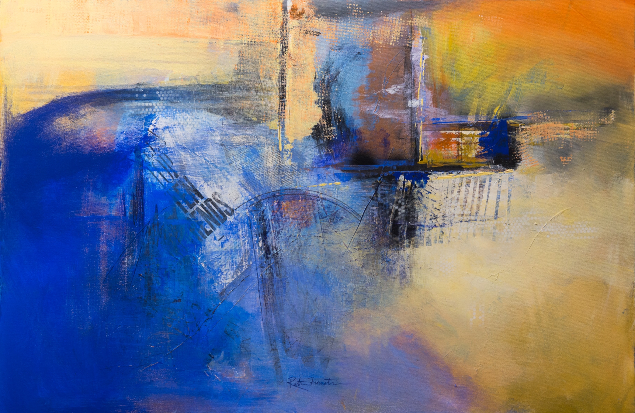 "Blue Trend" 36x24