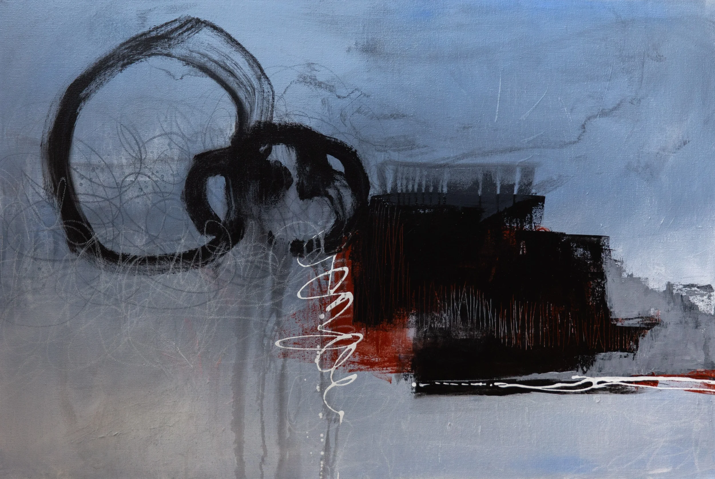 "The day Unwound" 36x24