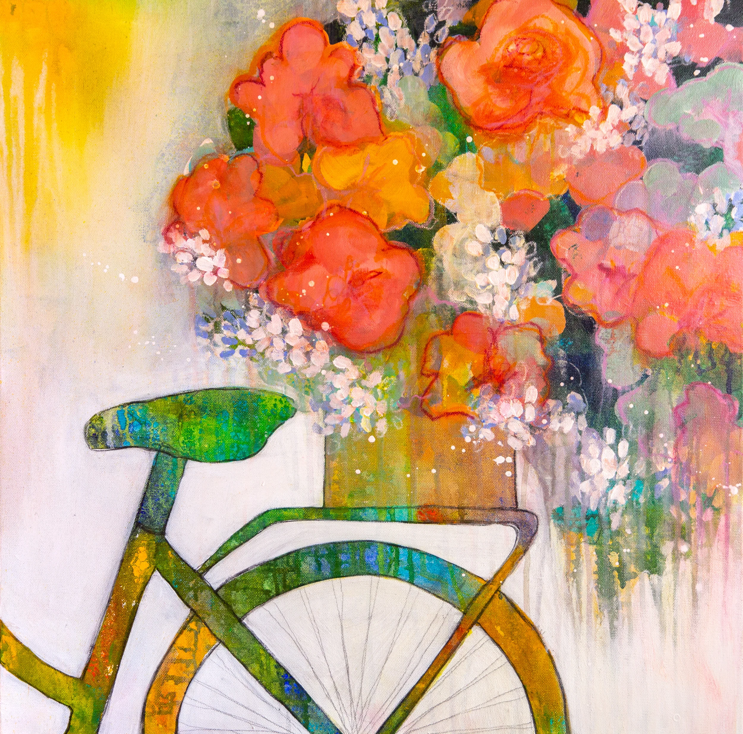 "Home from Farmer's Market" 24x24
