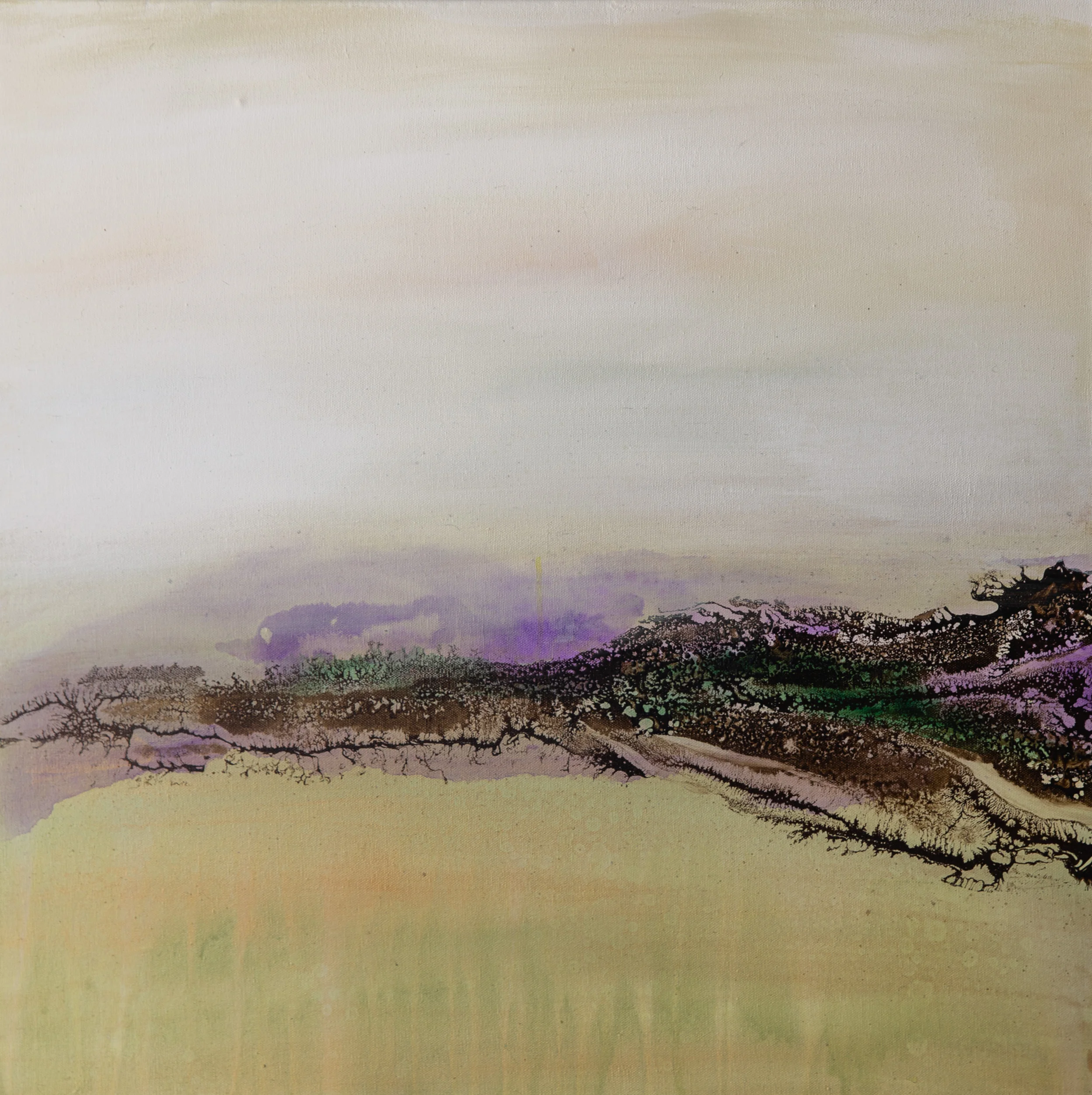 "Lavender & Lace I" 24x24