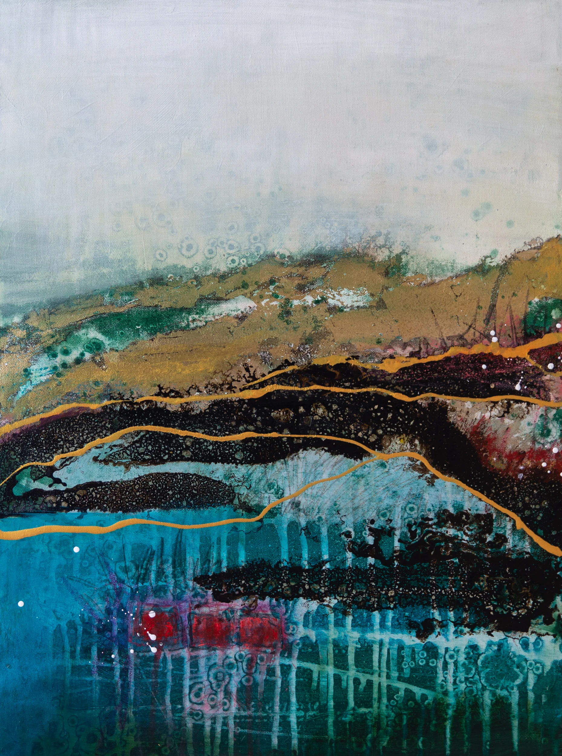 "Golden Hills II" 18x24