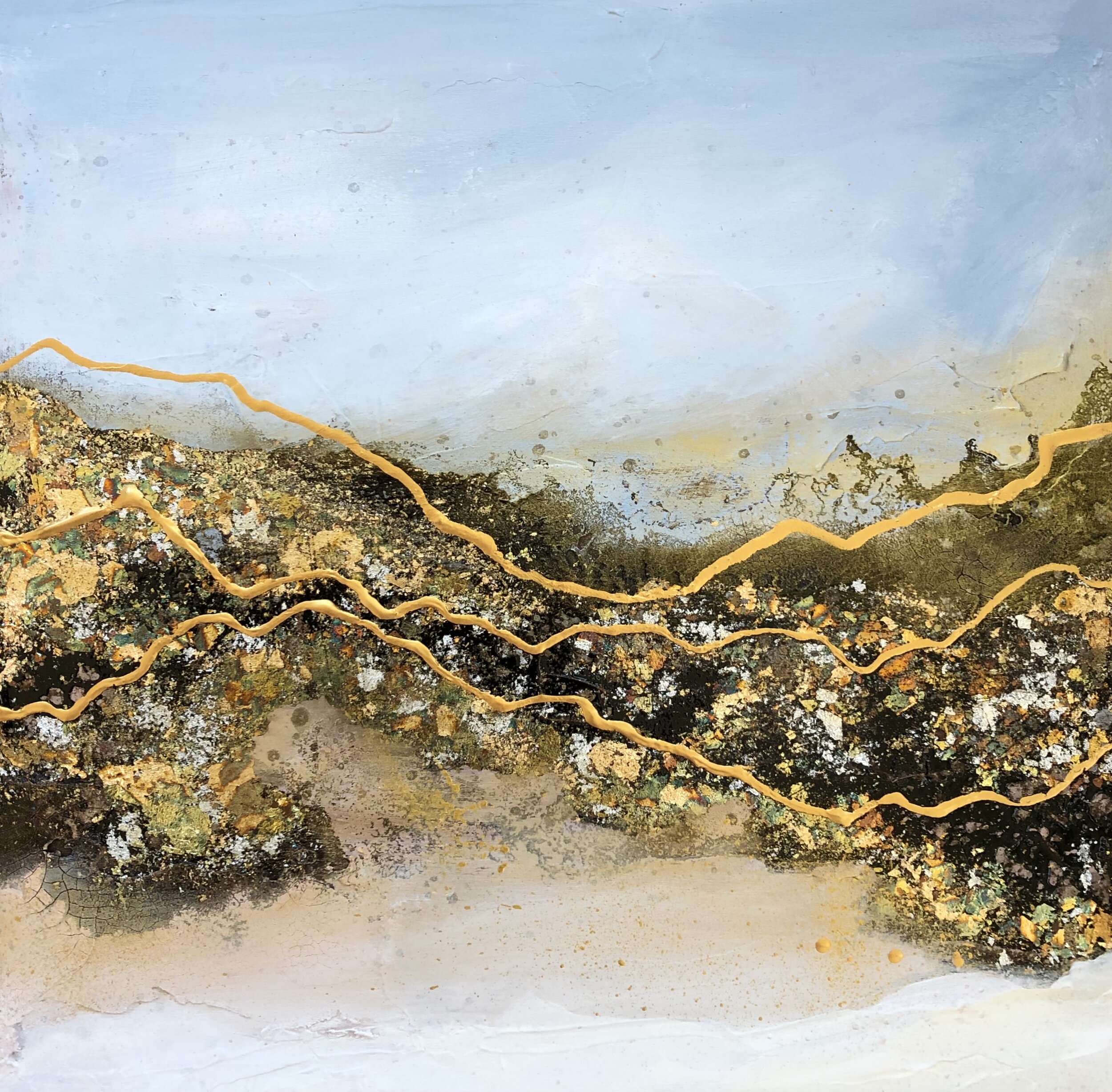 "Golden Canyon I" 12x12 SOLD