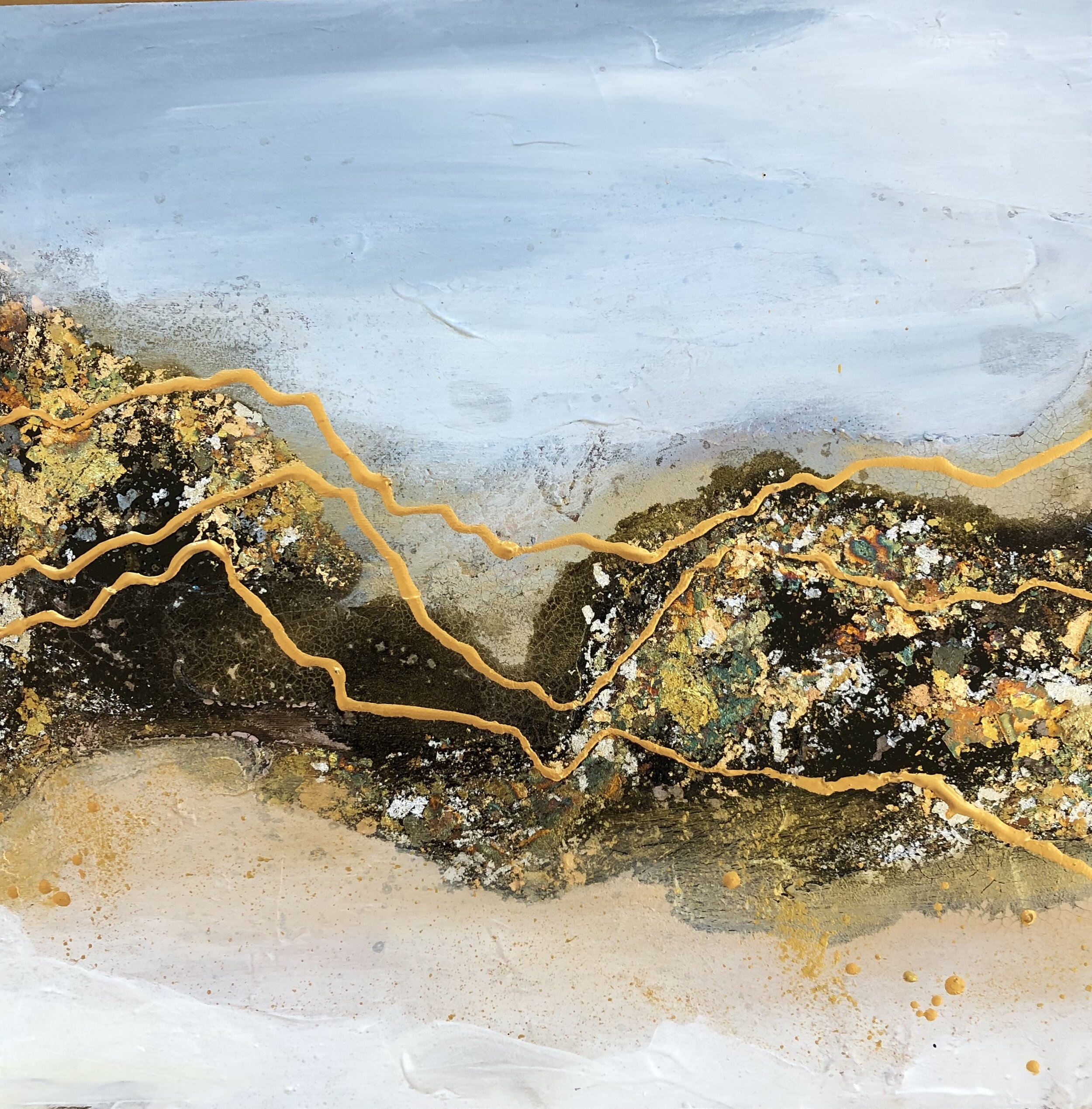 "Golden Canyon II" 12x12 SOLD