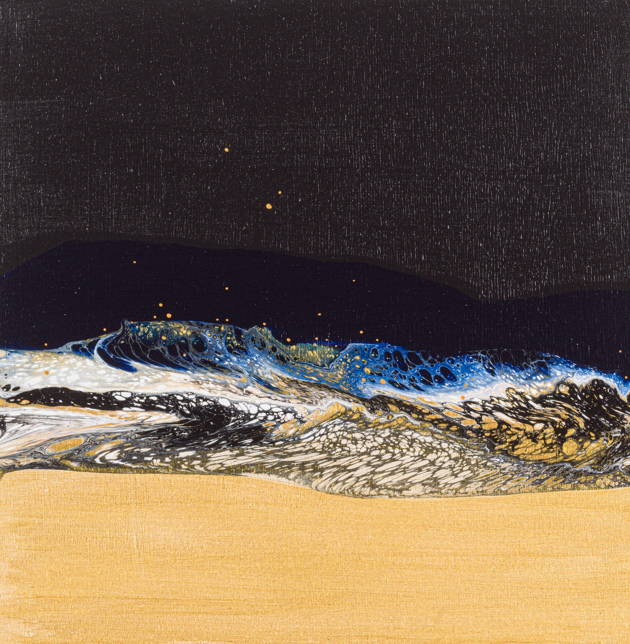 "Midnight Skies I" 10x10 on wood SOLD