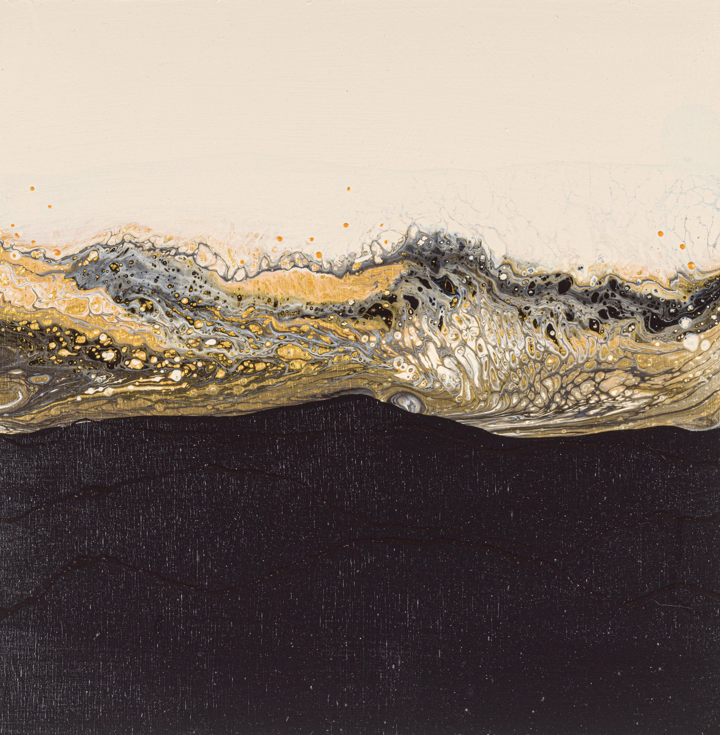 "Nature's Dance II" 10x10 on wood $325