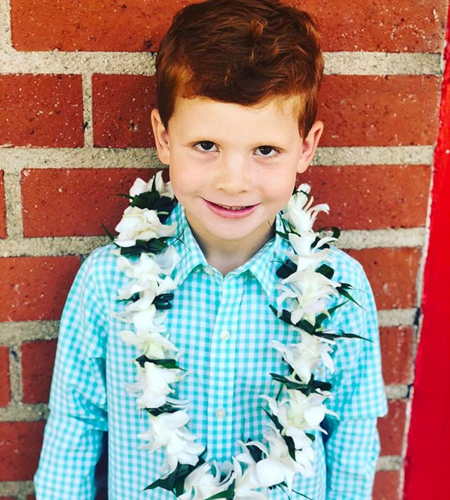 This handsome boy graduated from preschool today! So proud of him.