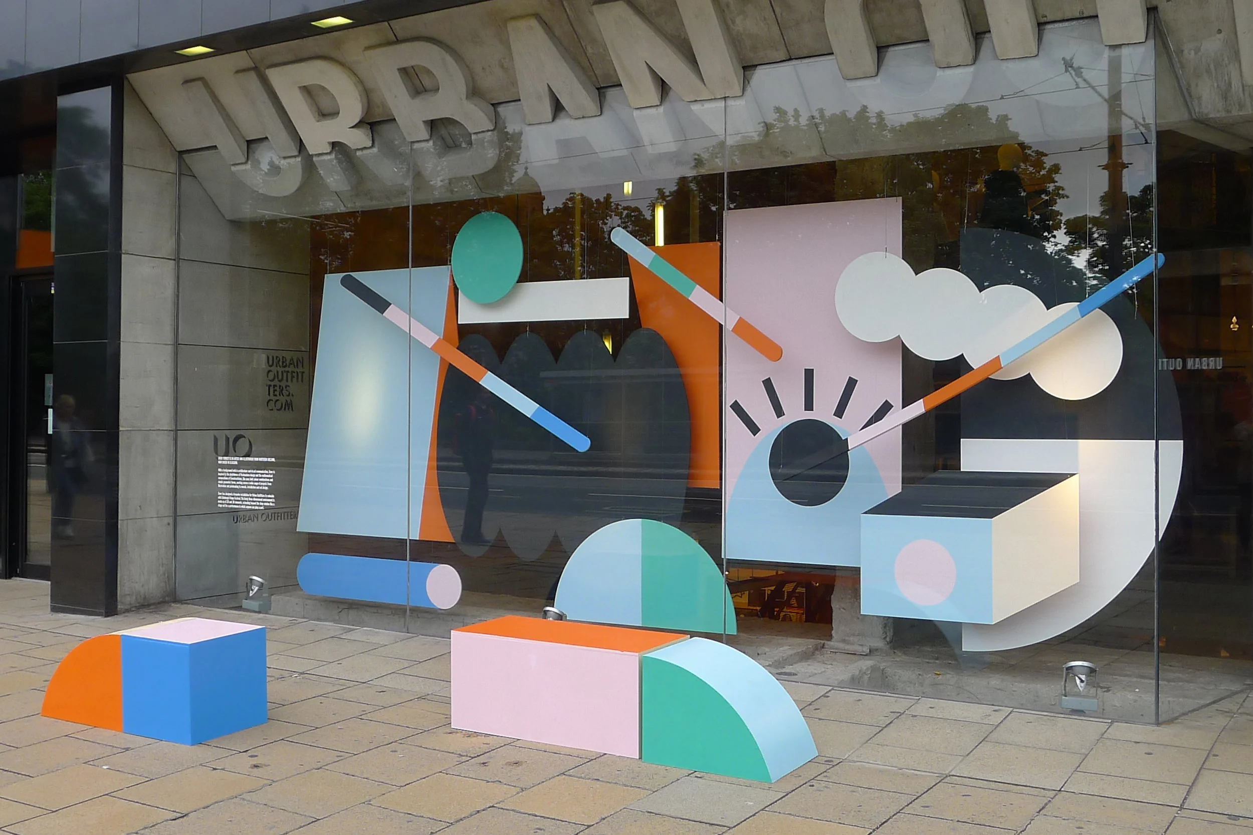 Urban Outfitters window installation — Emer Tumilty