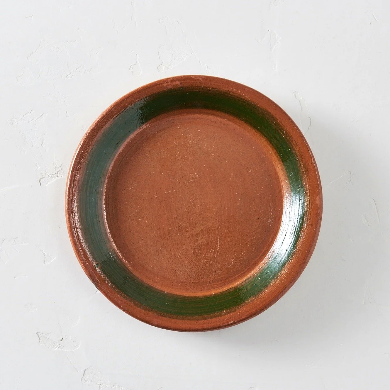 Terra Cotta With Green Stripe