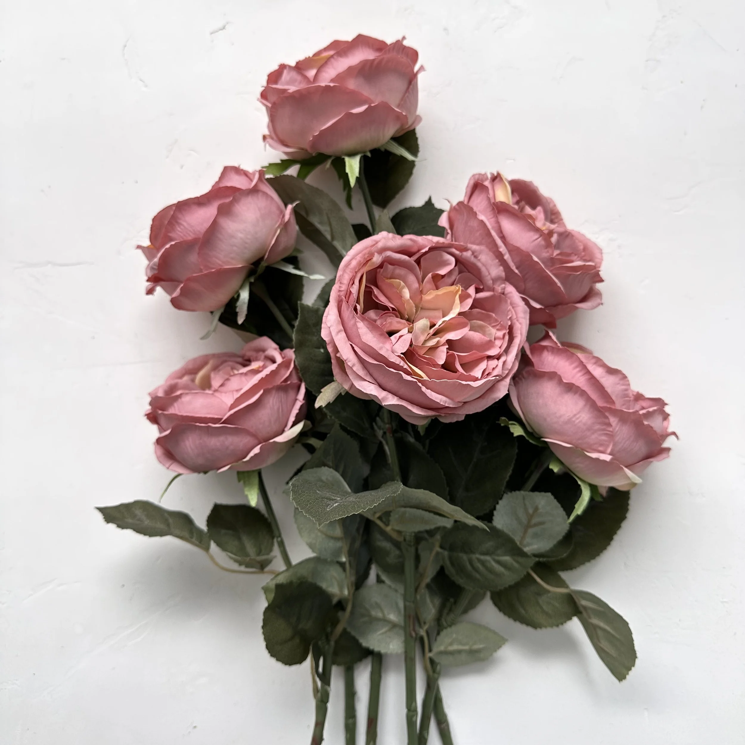 Roses Heirloom Cabbage - Pink | Faux