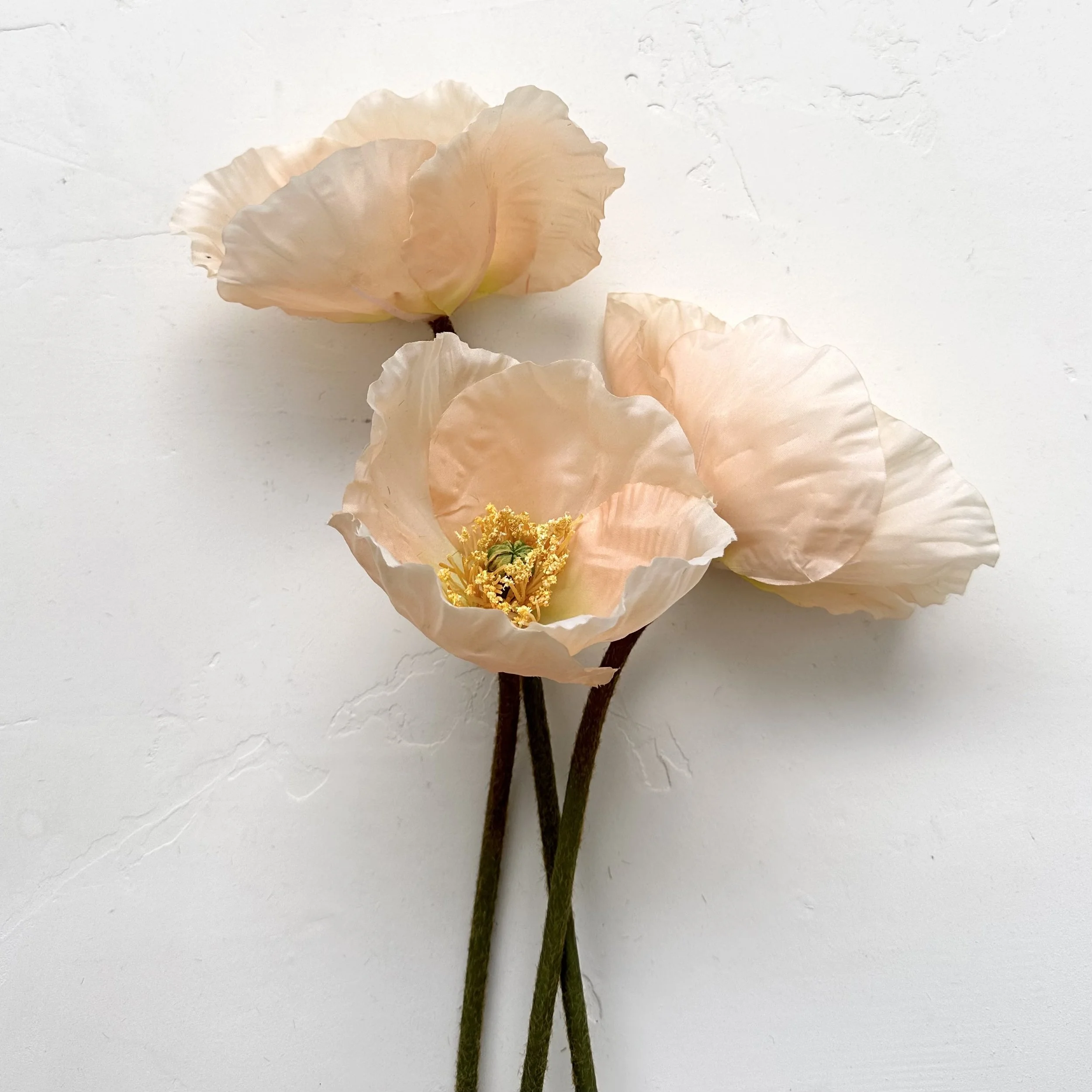 Poppies - Peach | Faux