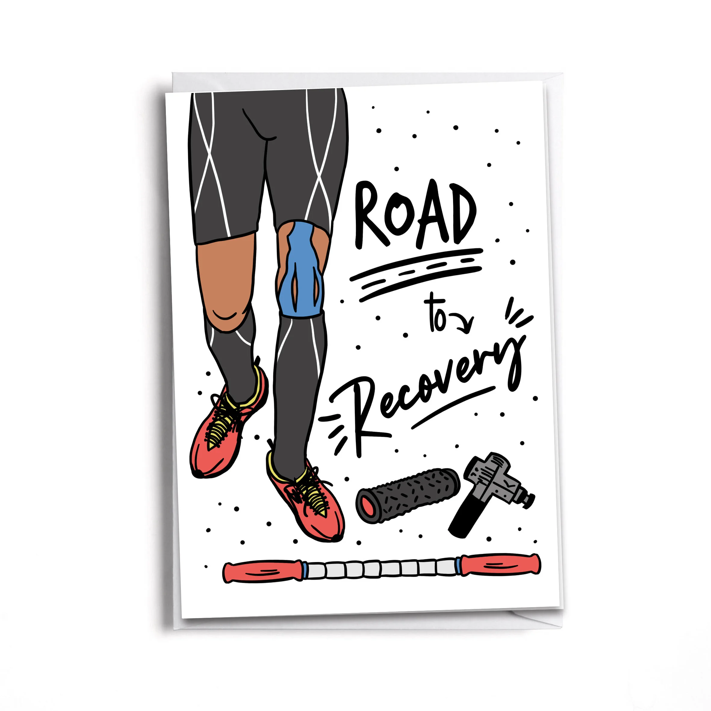 Get Well Soon Card  for Athlete | Physical Therapy Card (M)