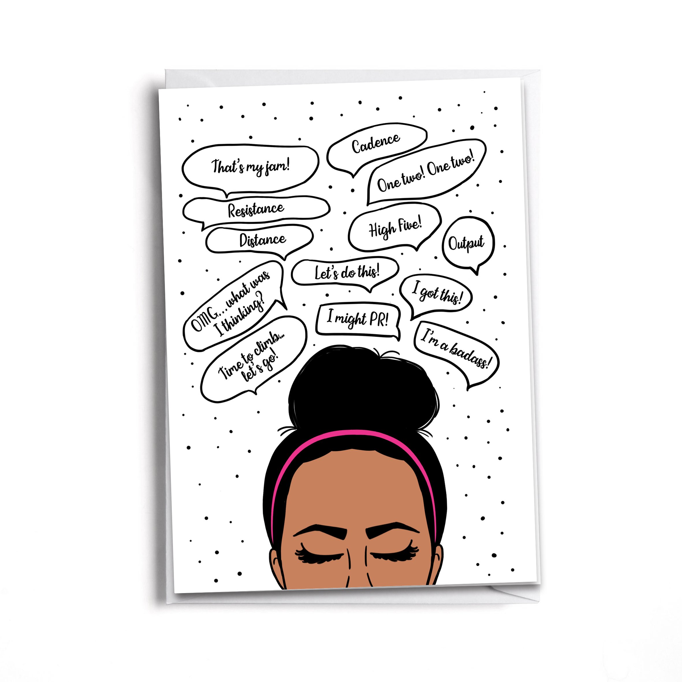 Cycle Thoughts | Peloton Inspired Card