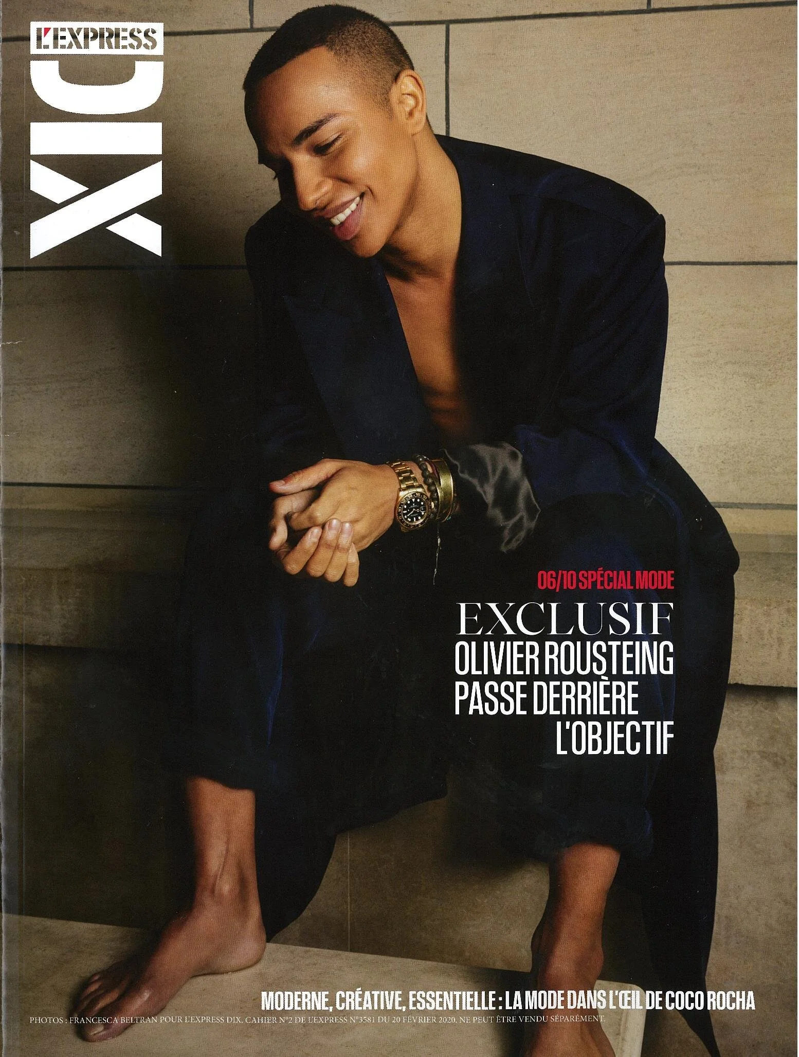 OLIVIER  ROUSTEING FOR L'EXPRESS DIX