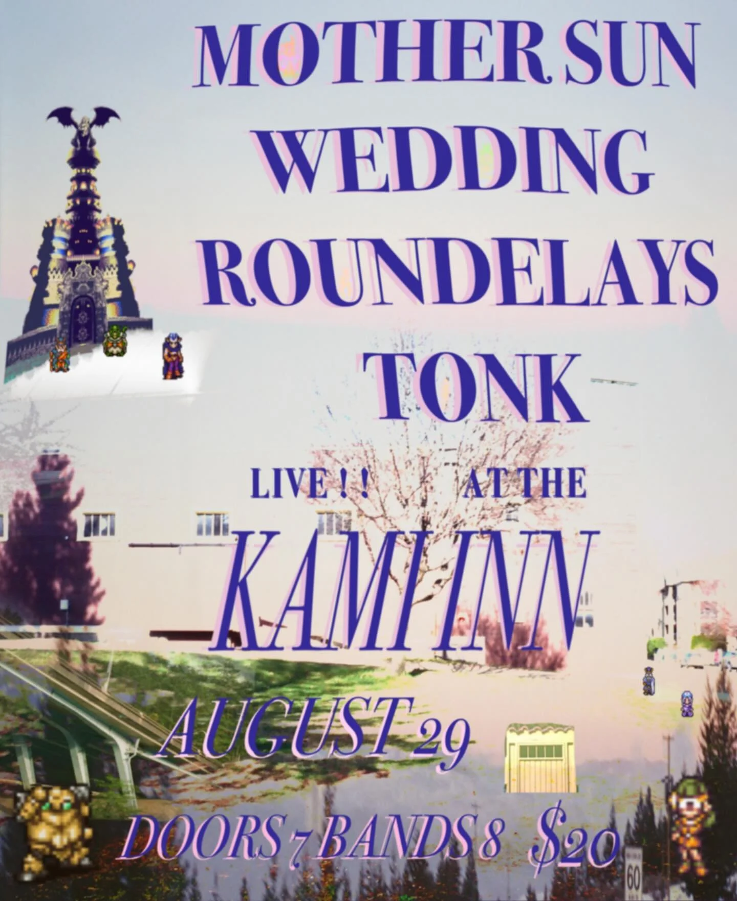 KAMLOOPS JOIN US as we welcome 3 wonderful bands to the Kami Inn August 29 🤖 🧙&zwj;♂️ 

@songsbywedding touring their new record from Toronto and @roundelays and @tonk_good_band setting out on tour from Vancouver 🚐 

Four bands on a friday!!! Wowe