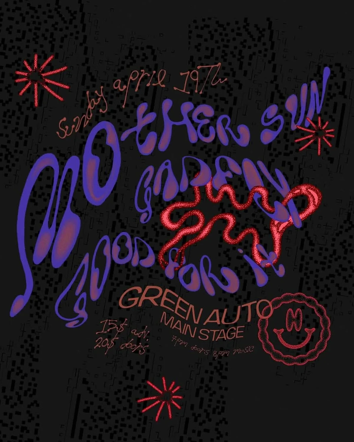 Vancouverrrr!! 

Sunday April 19th we are @greenautomusic with @gadfly.band @goodforitband

Excited for this one 

Poster by @strawberry_softserve 

Tickets in bio 🎟️