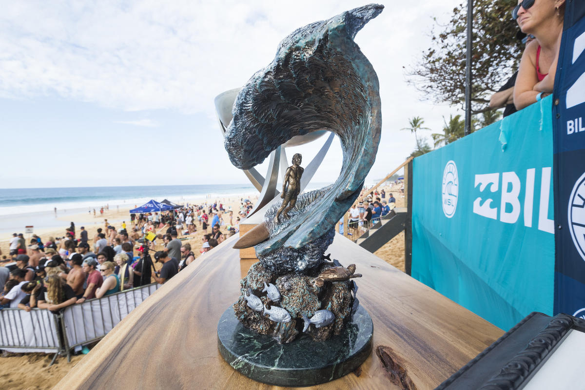 Troféu do Billabong Pipe Masters. O Atual campeão é o francês Jeremy Flores.