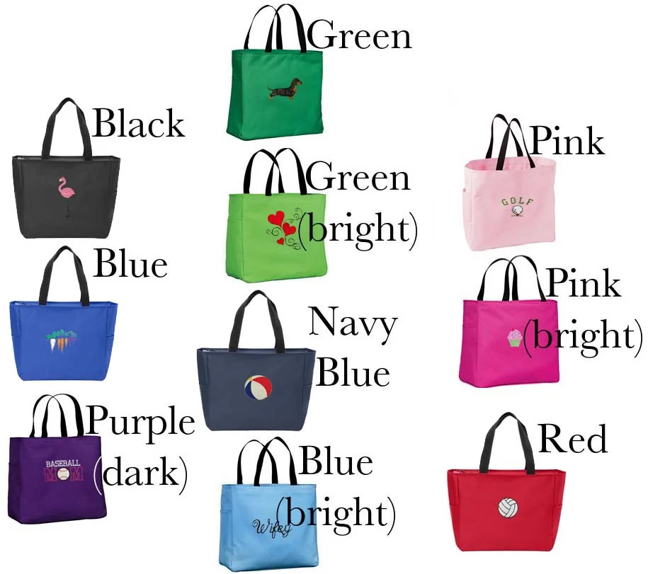 Essential Zip & Non-Zip Tote Bag with embroidery.jpg