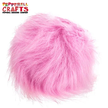 Faux Fur Pom (Pink) from Hobby Lobby