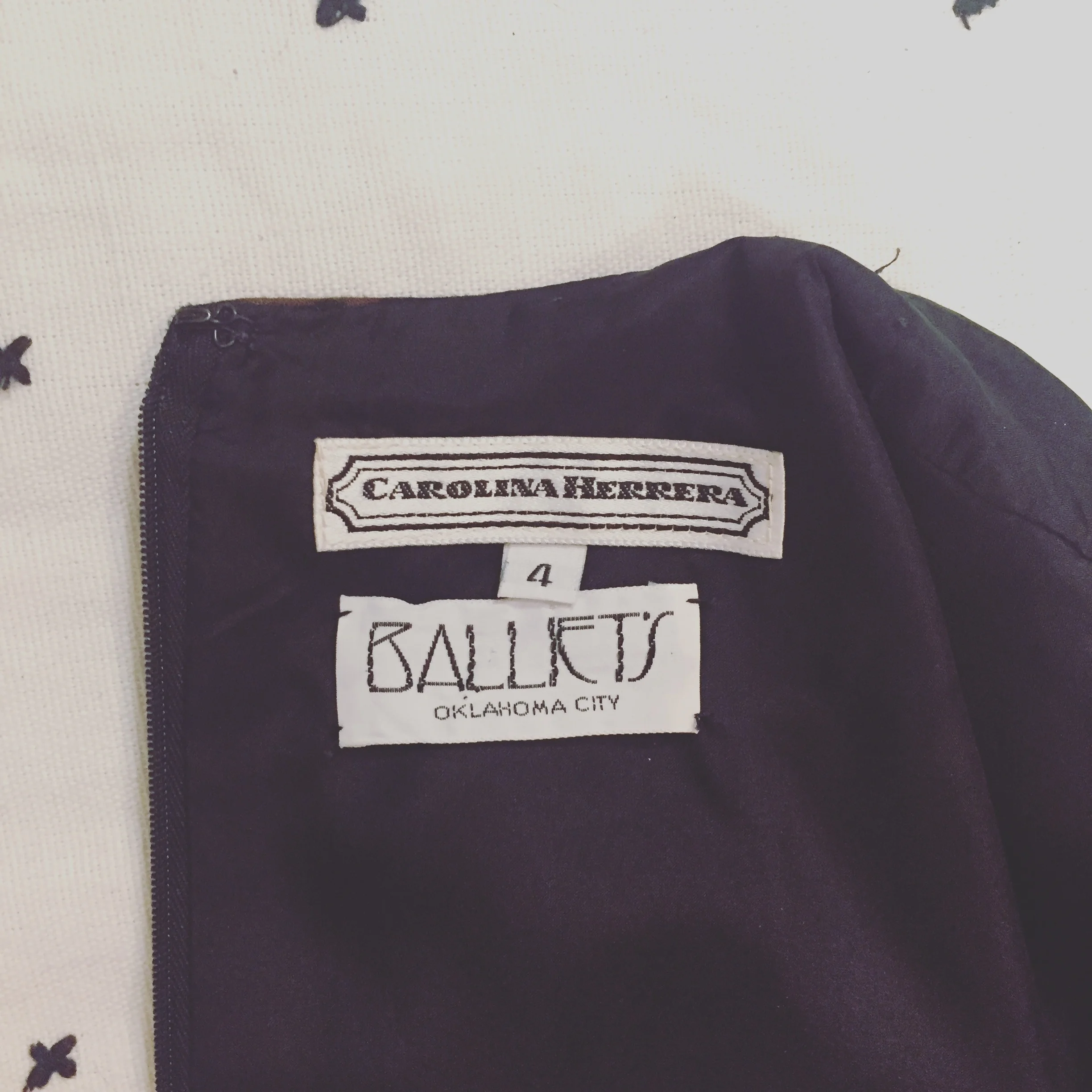 Vintage Carolina Herrera Goodwill Thrifty Dress