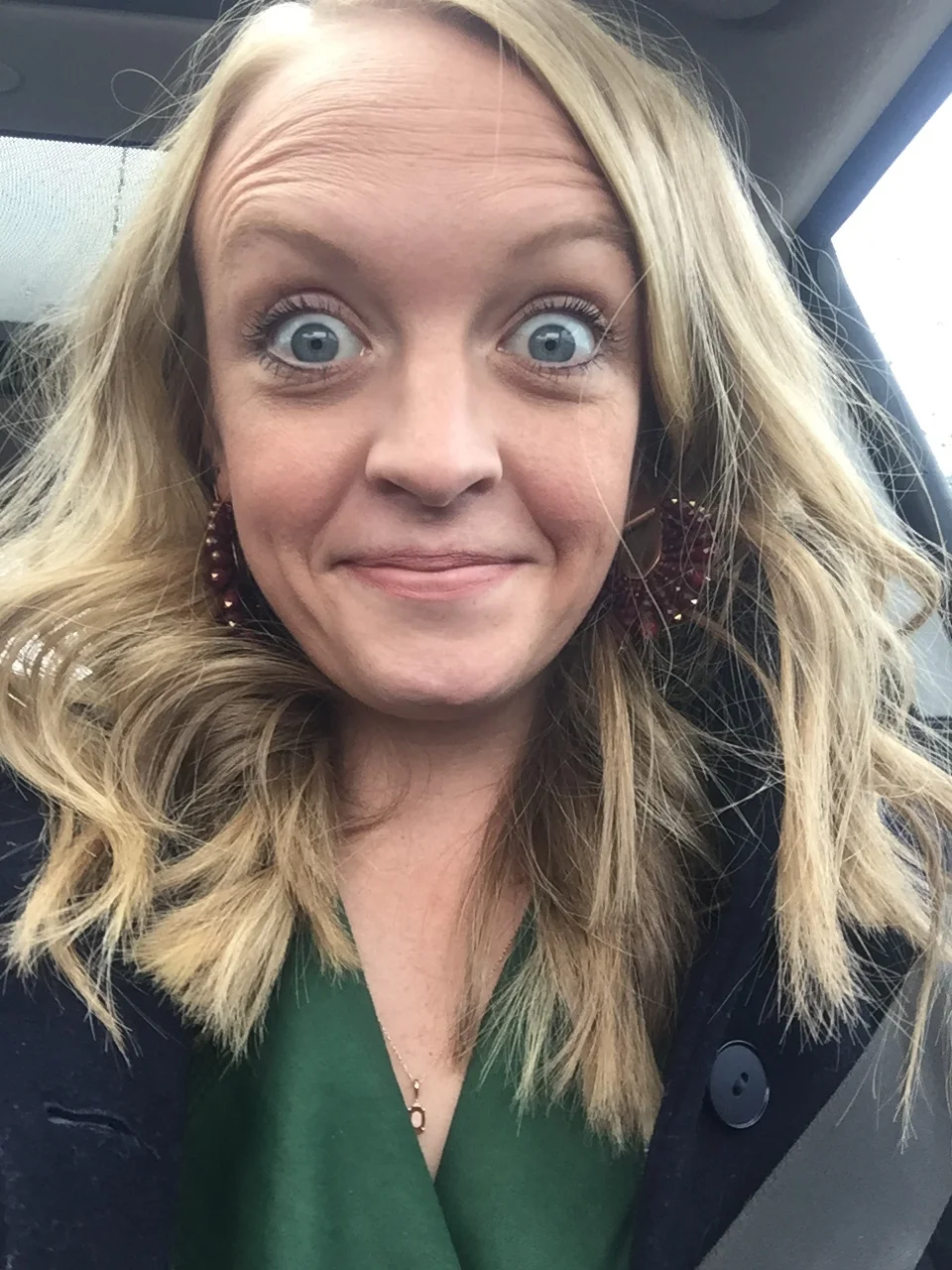 So happy. So excited. So bug-eyed.