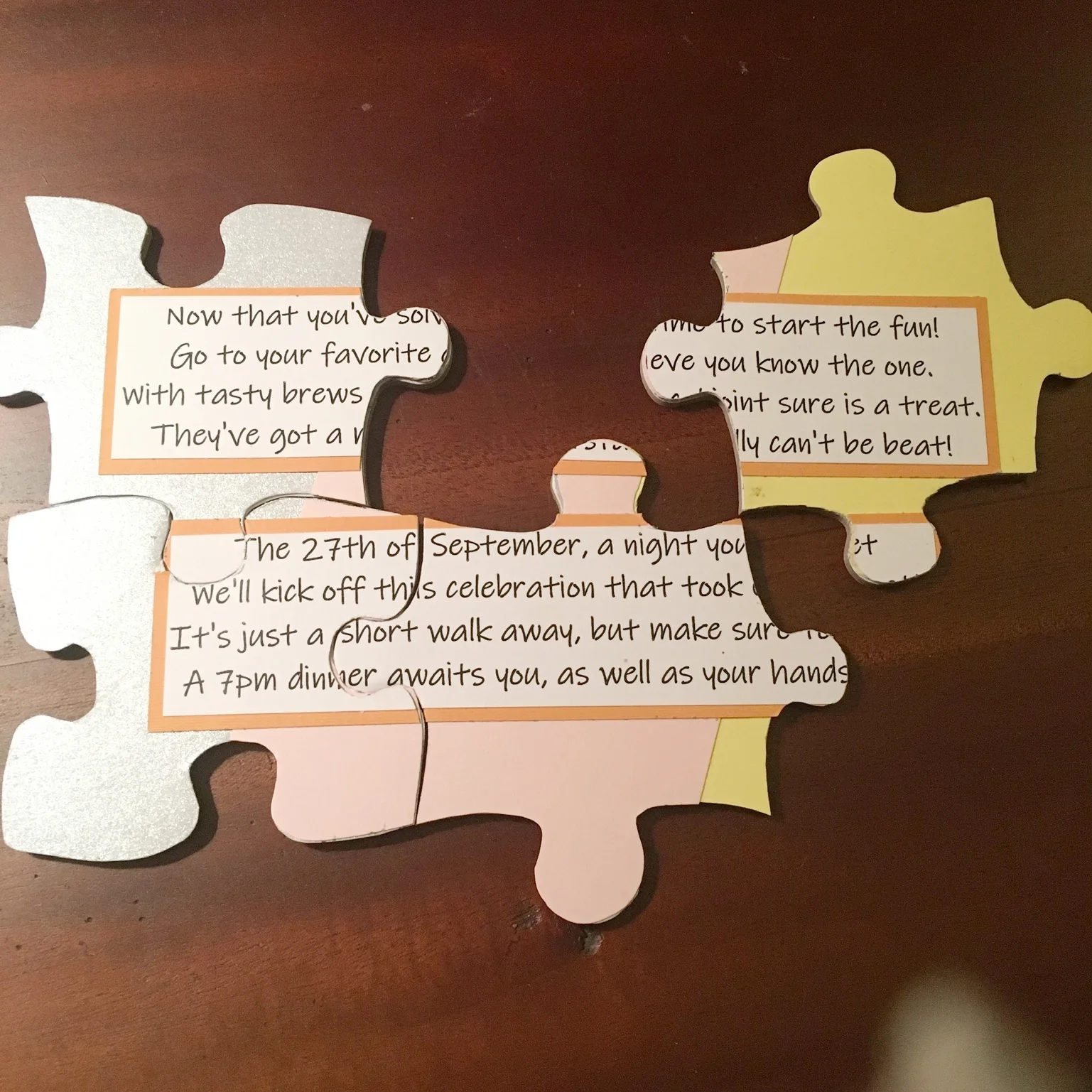 My sister is really good at writing poems, it turns out.