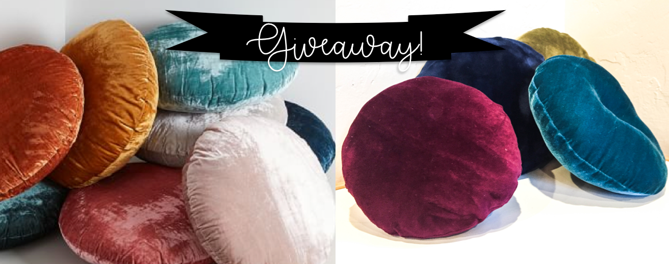 DIY: Velvet Throw Pillows +Giveaway!