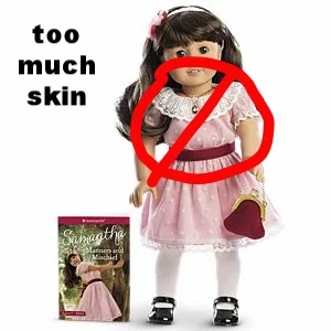 My style looks like an American Girl doll