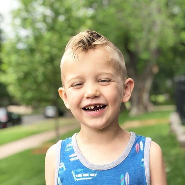 Anyone who knows Max can attest: never has a haircut suited someone better than a mohawk on our bubbly little guy. 😍