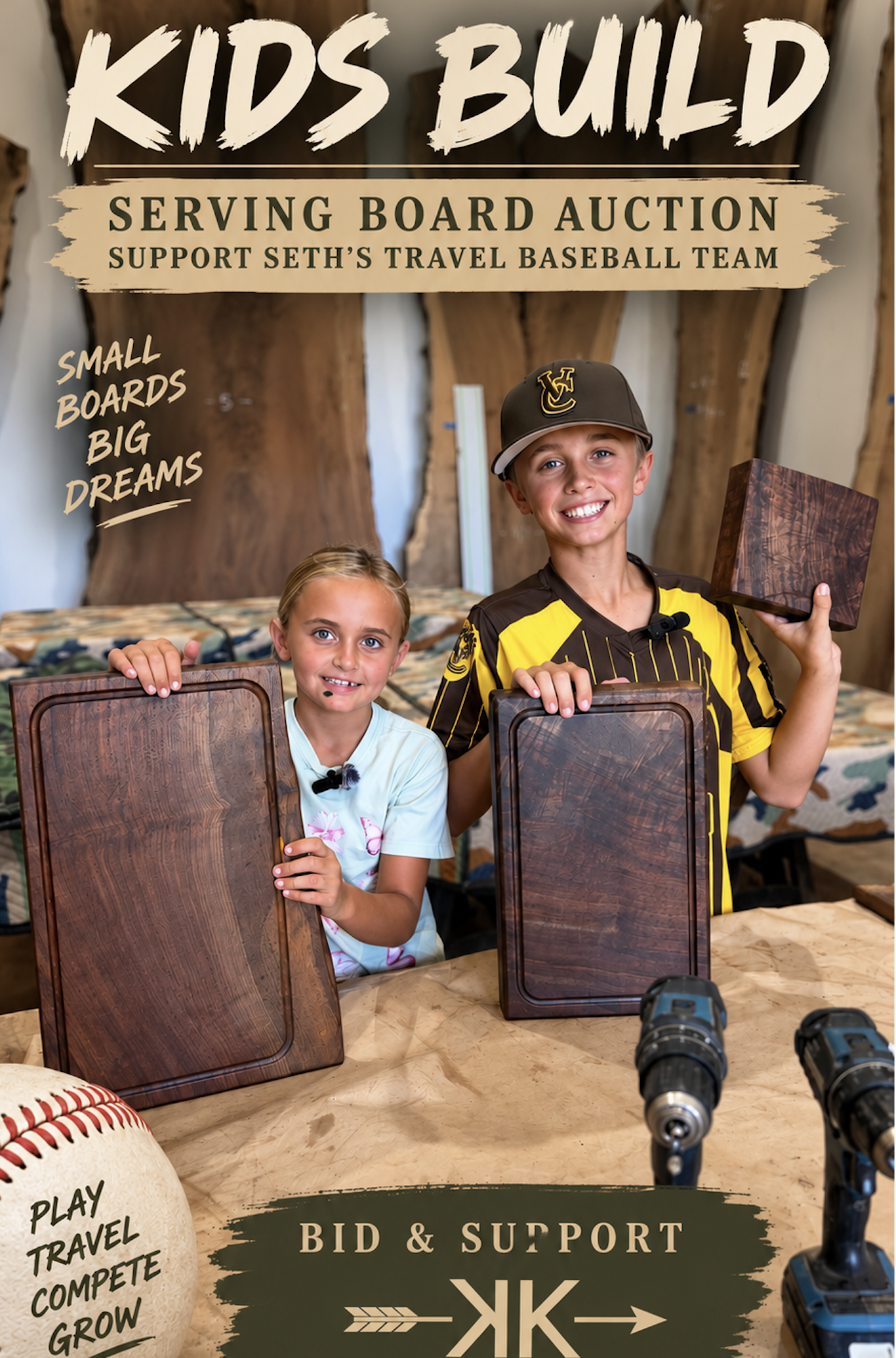 Seth’s Travel Baseball Donations