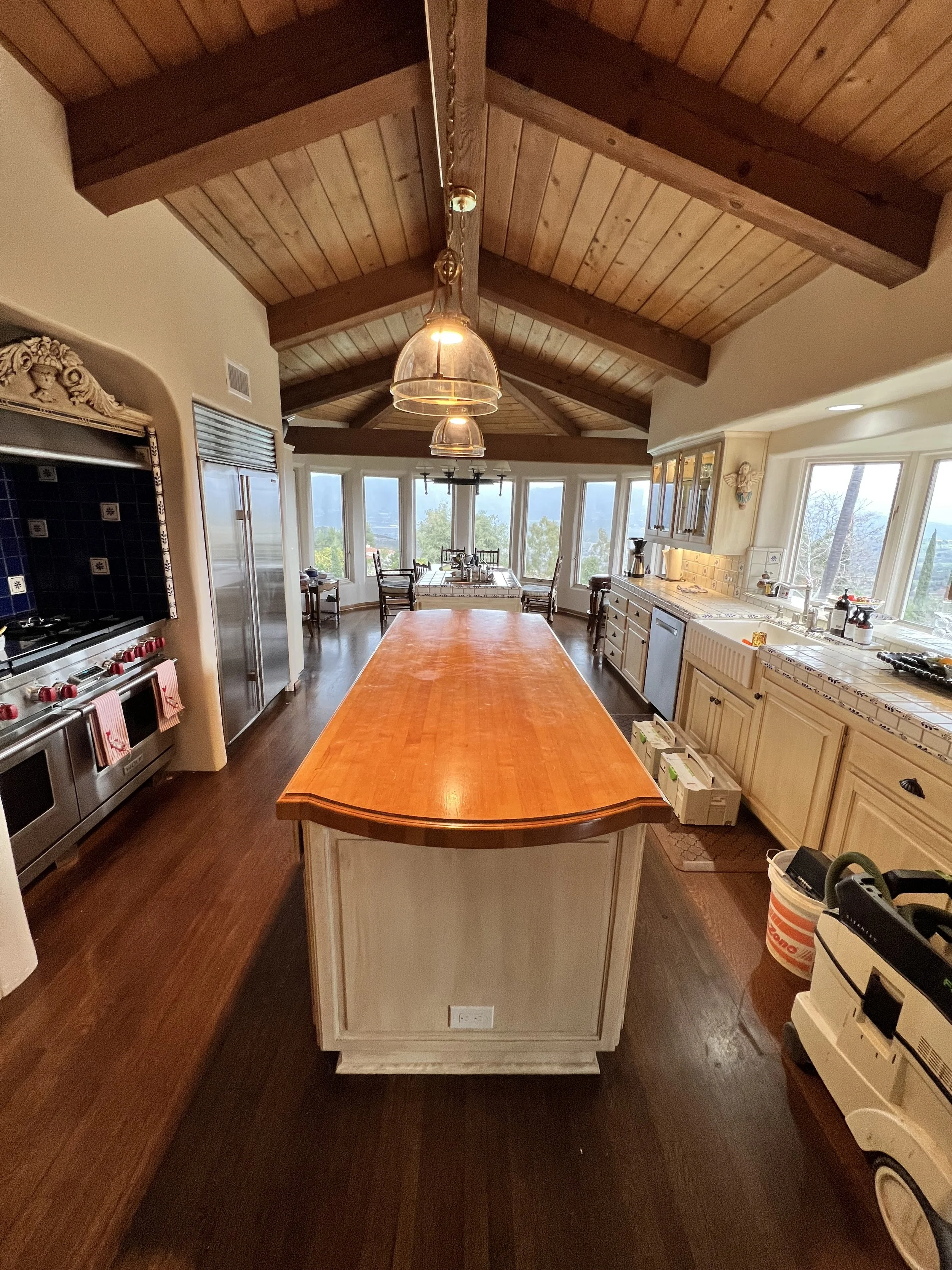 Al & Heidi Kitchen Island Refinishing
