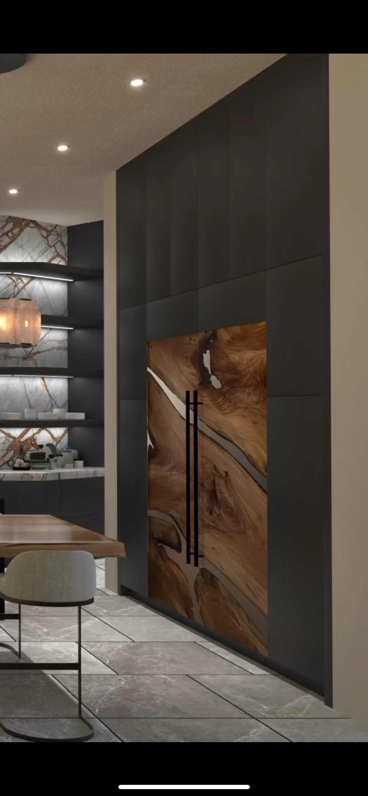 Refrigerator Door Panel Deposit