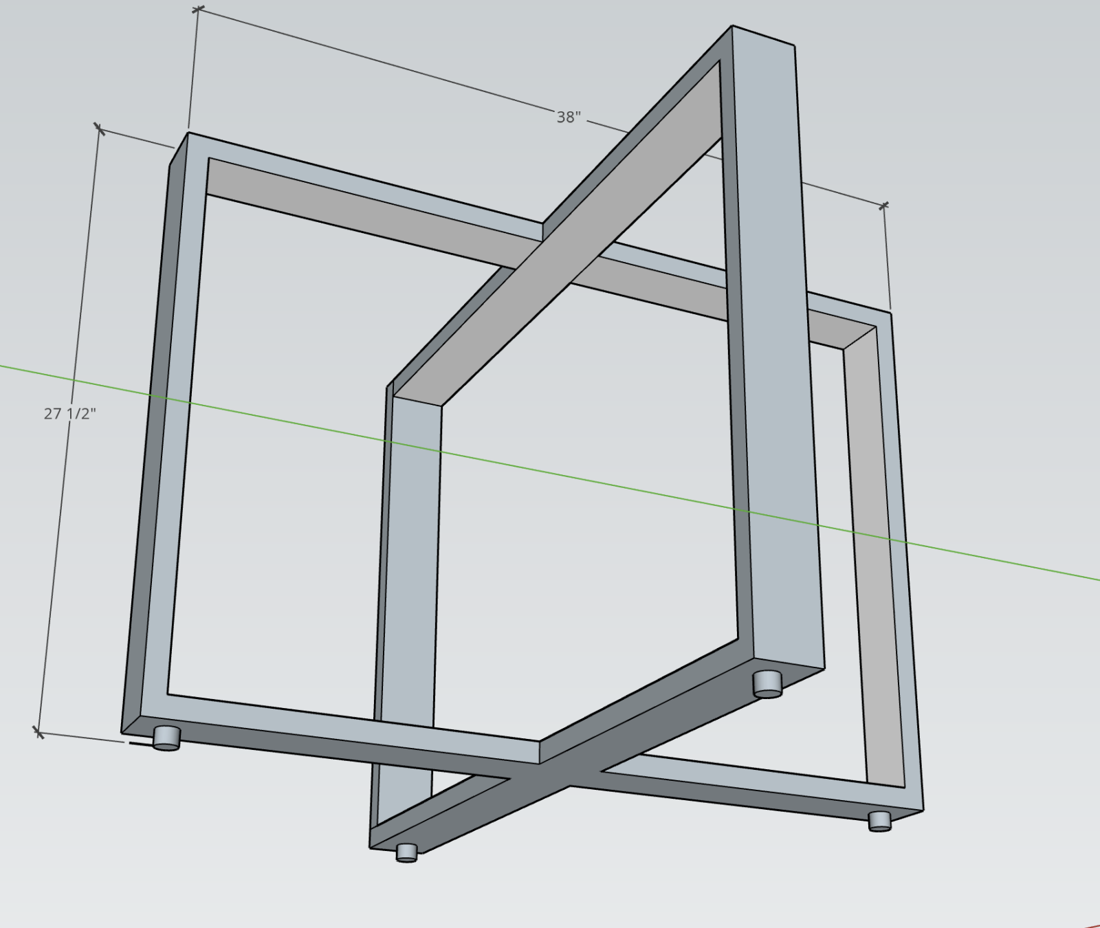 Candice Custom Break Room Table Base