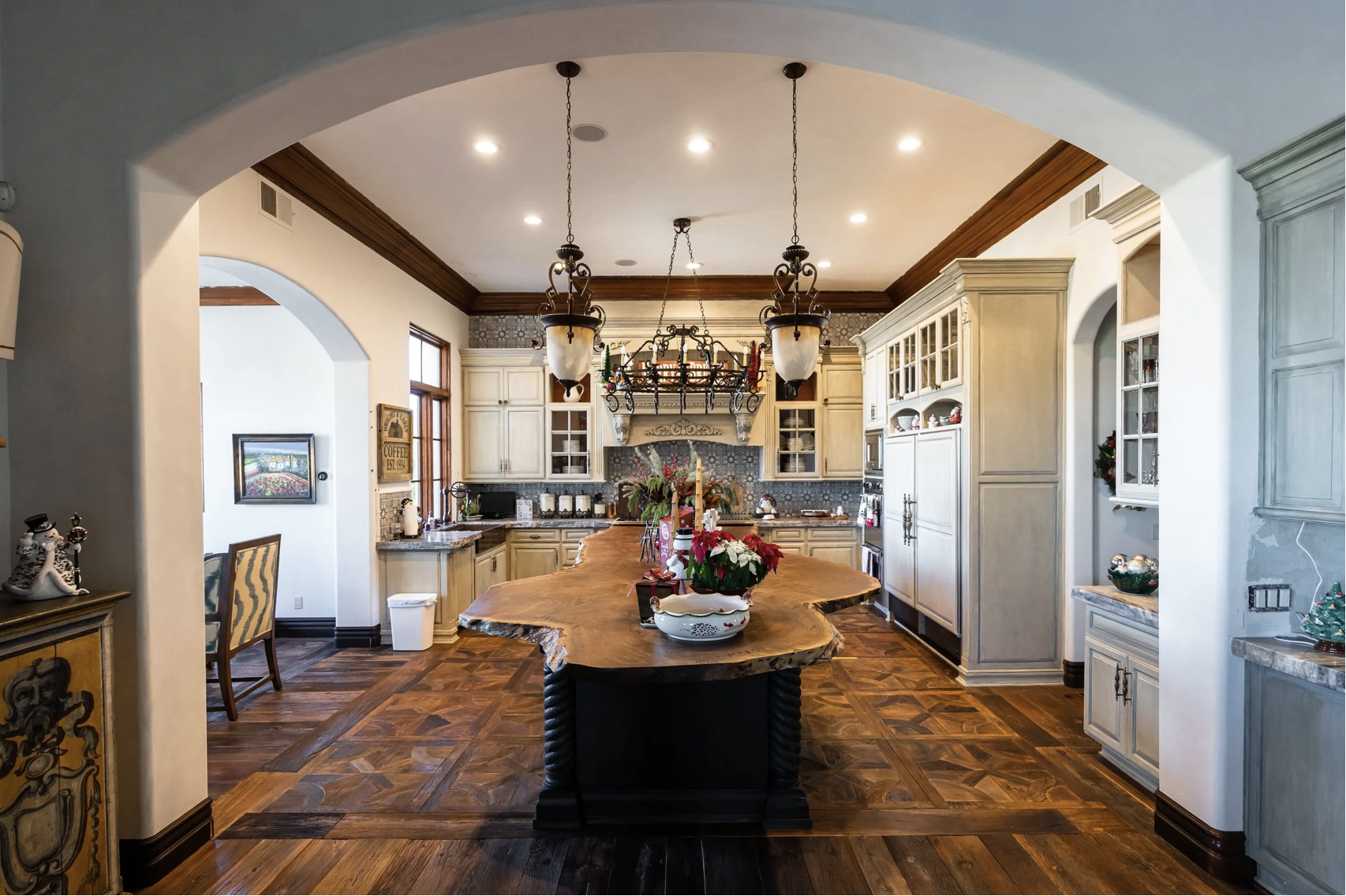 Live Edge Walnut Kitchen Island
