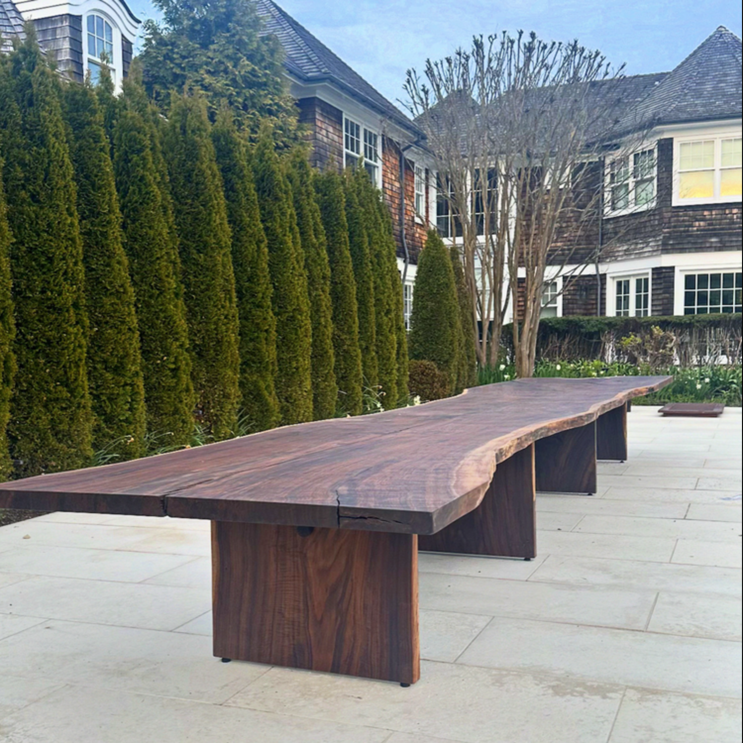 Live Edge Patio Table