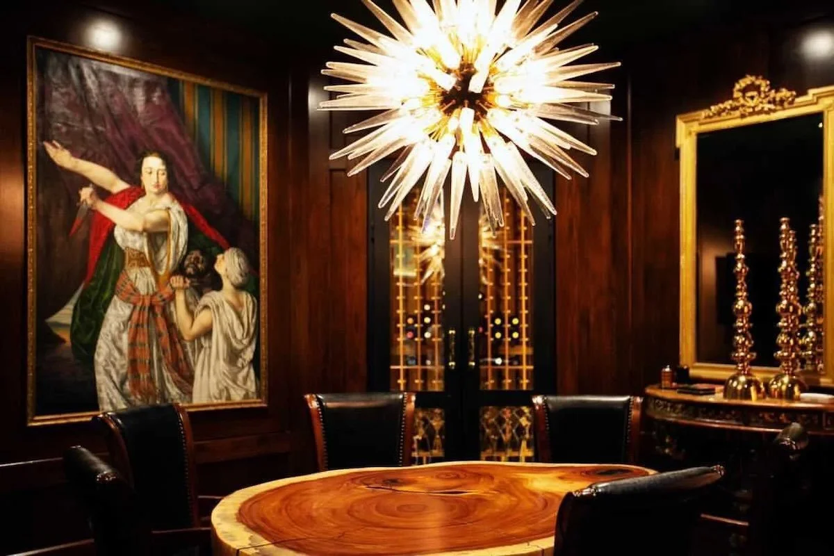 Live Edge Poker Table