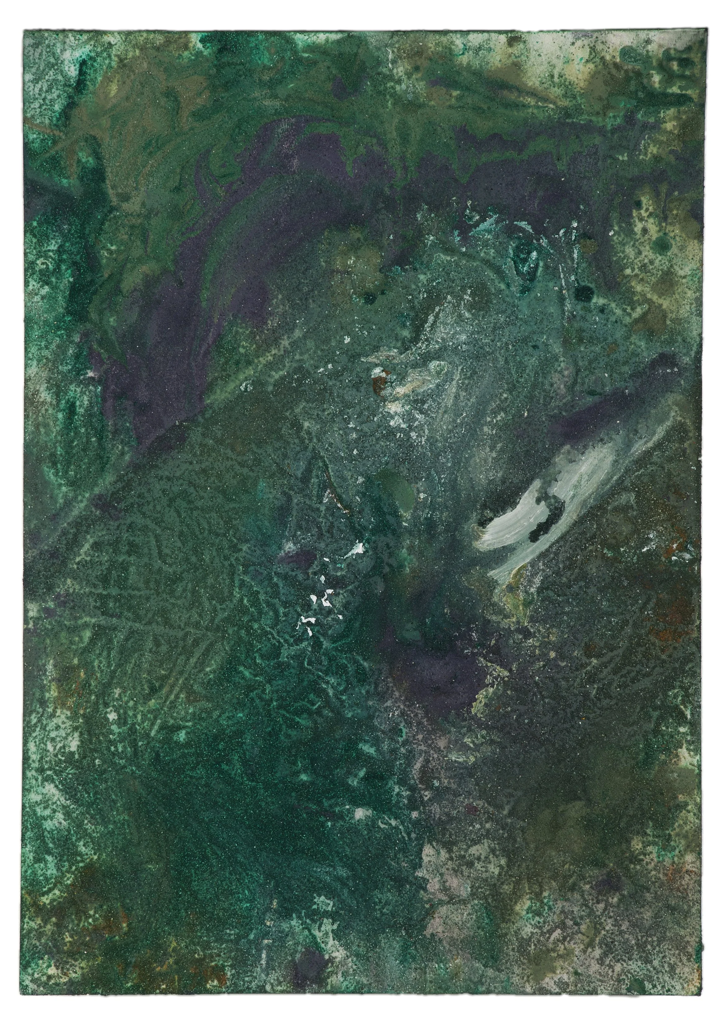  Day Picture VI - 48×36cm - Acrylic, Sand, Sea on Paper© 