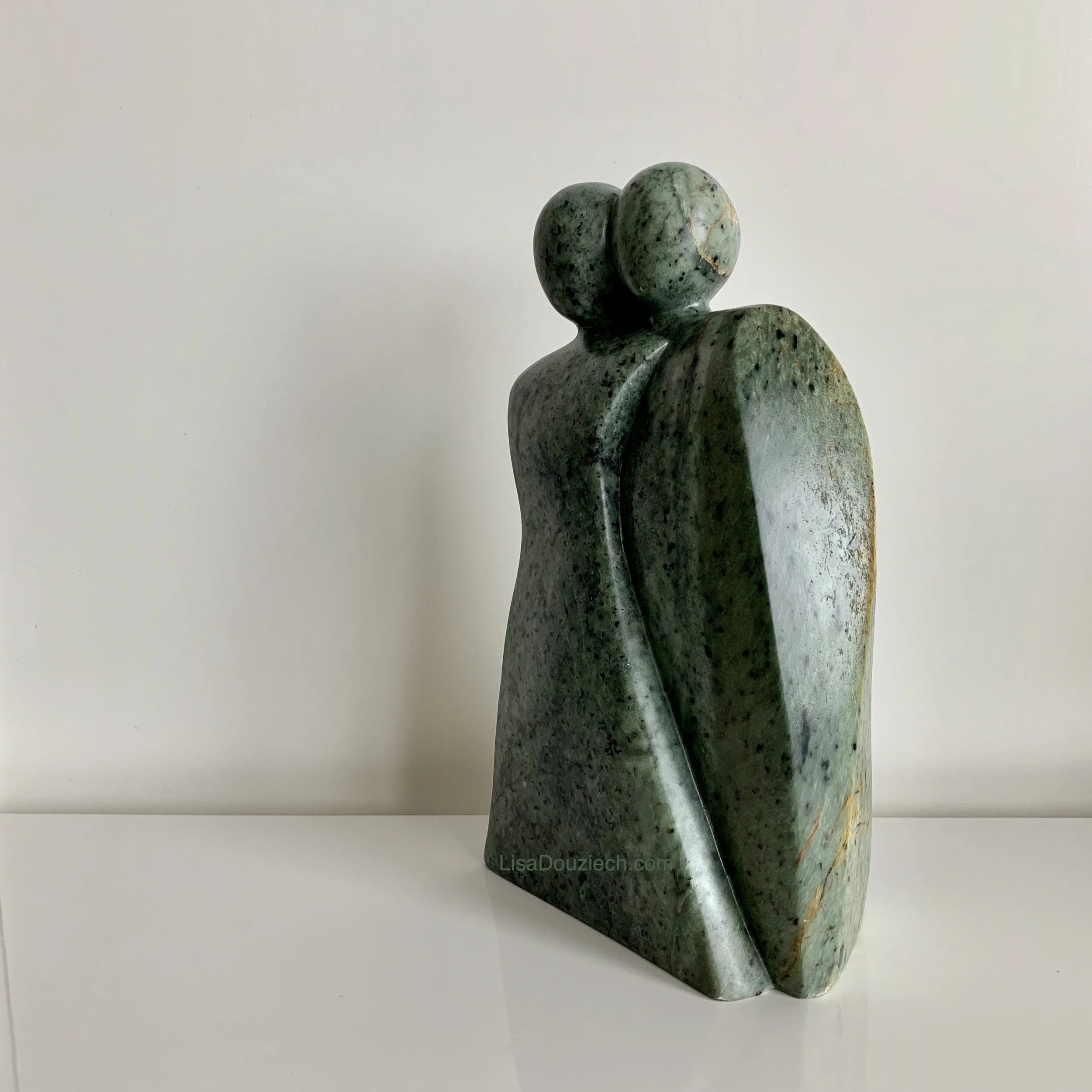 One Love - Soapstone Carving by Lisa Douziech