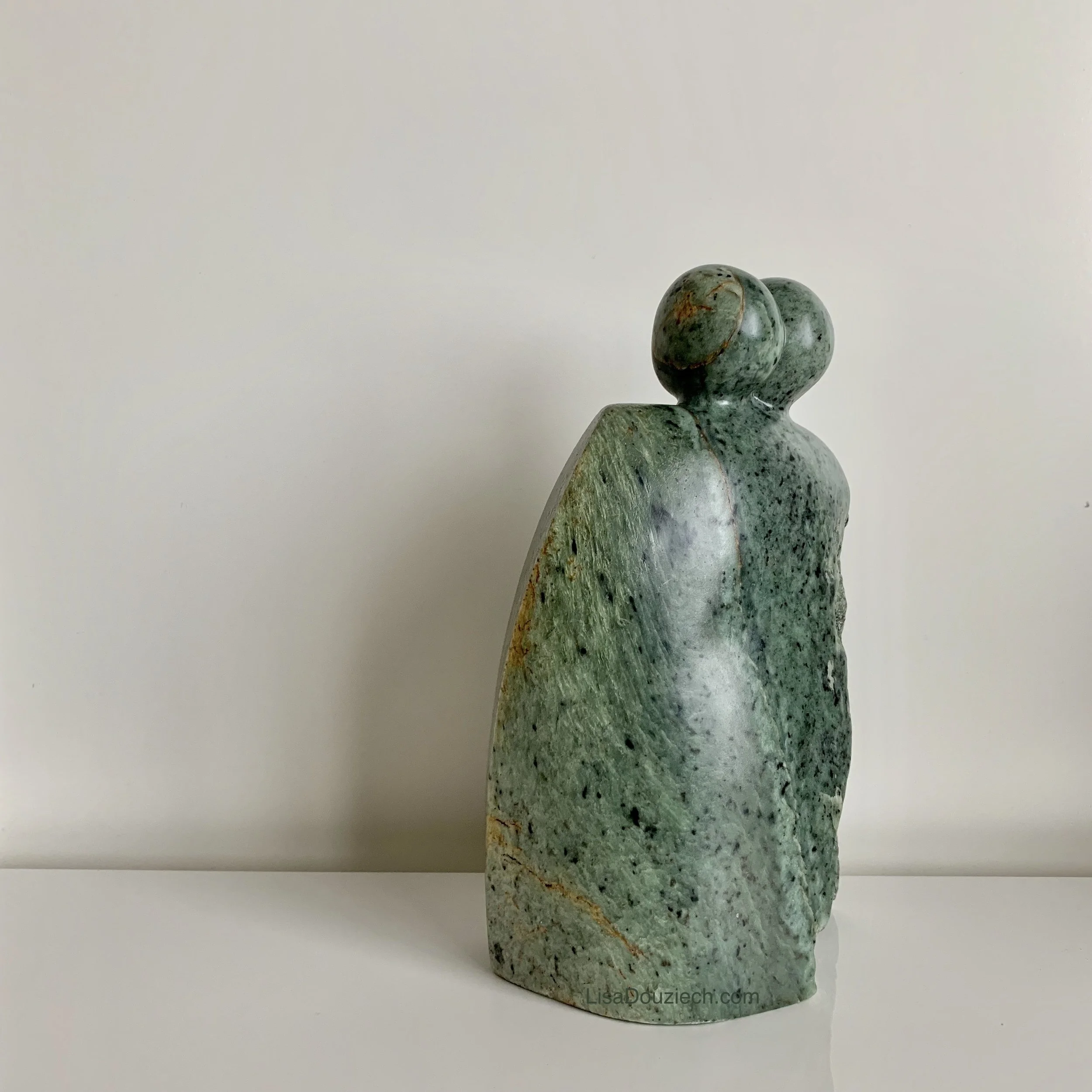 One Love - Soapstone Carving by Lisa Douziech