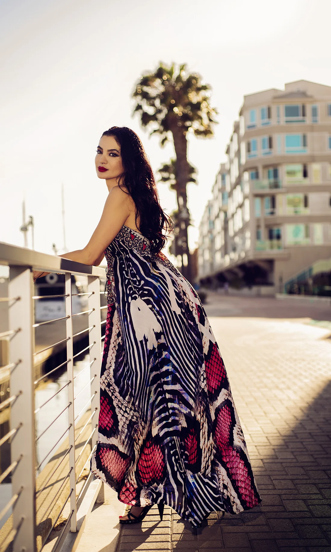 Edited photo of model Nisrine