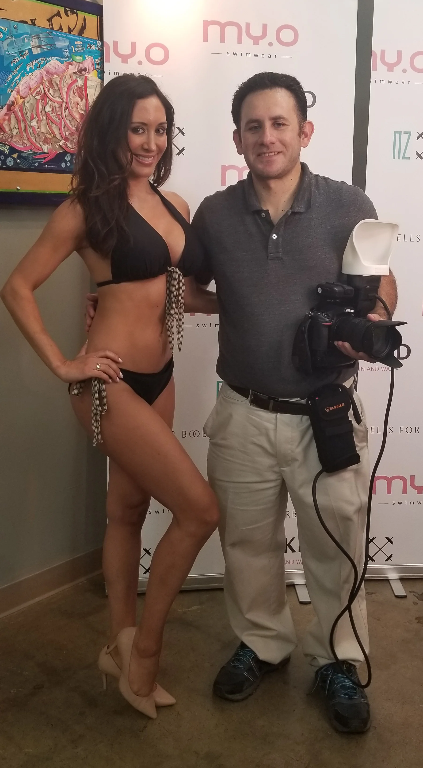 Model June Sanchez and I