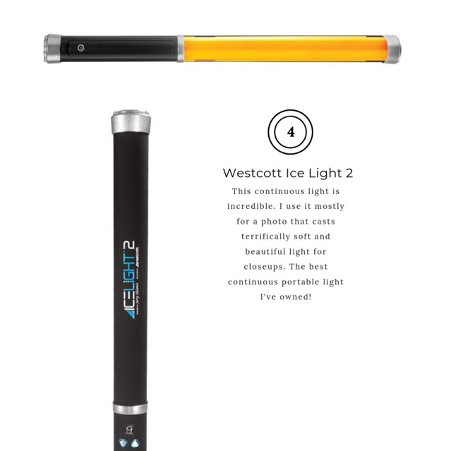 Westcott lighting icelight 2 continuous lighting product