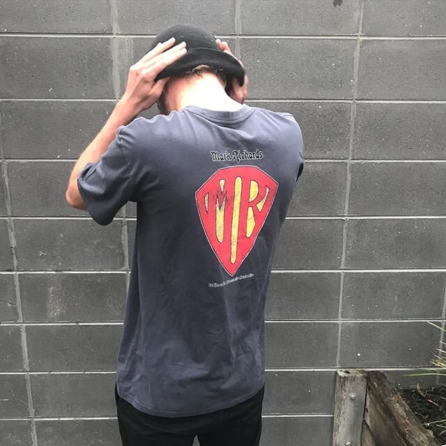 MR ORIGINAL TEE - Our current best seller. A vintage cracked effect on a regular fit tee. Get in quick while stocks last. Link in bio or at core surf stores. @markrichardssurfboards