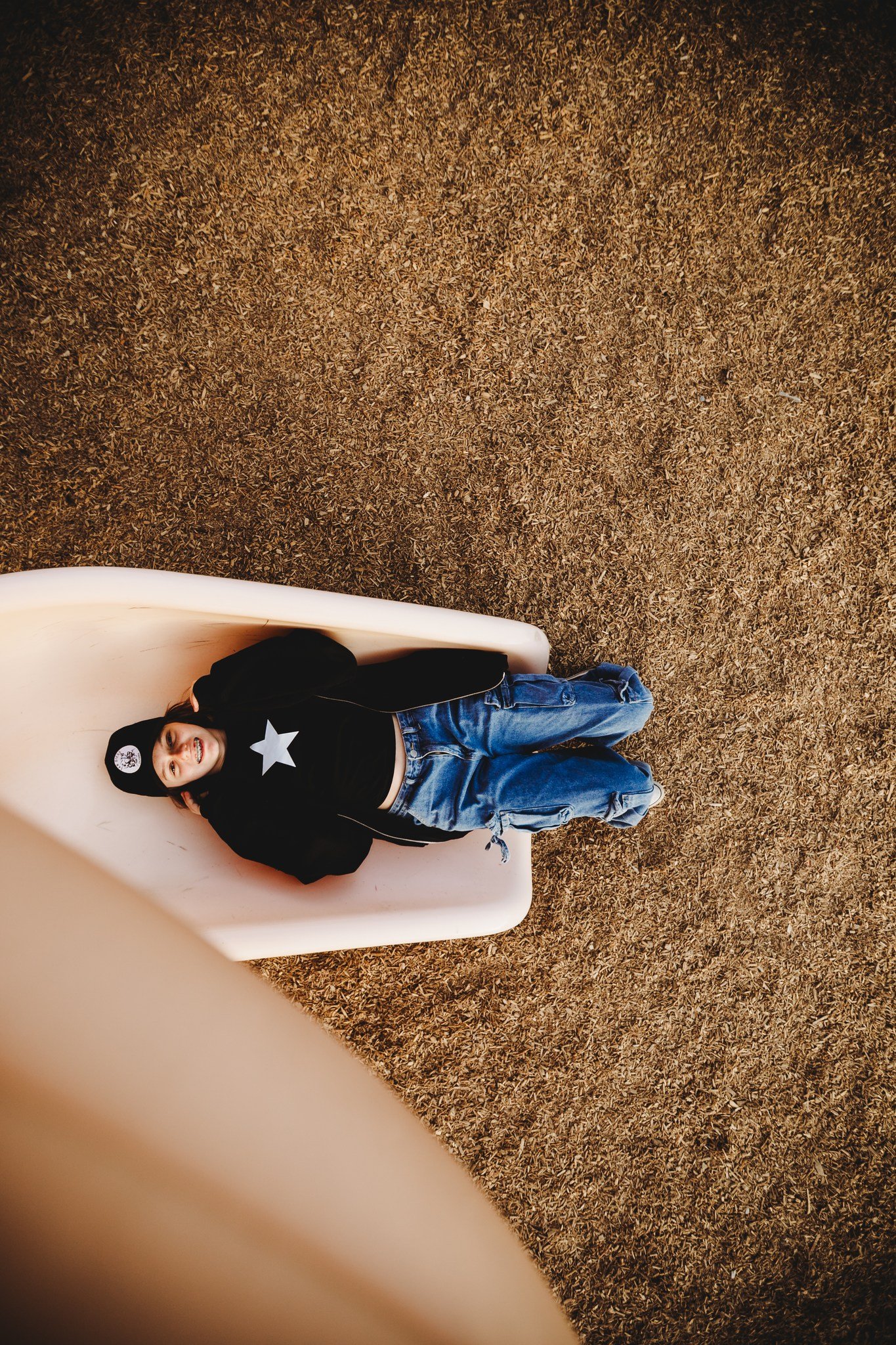 Some of my favorite shots are random ones that happen when I'm just enjoying life. Capturing my kids as they are, not dressed up, not expecting a *photo shoot* (lets be real though, as a photographer, they always expect it hahaha) just living.

This 