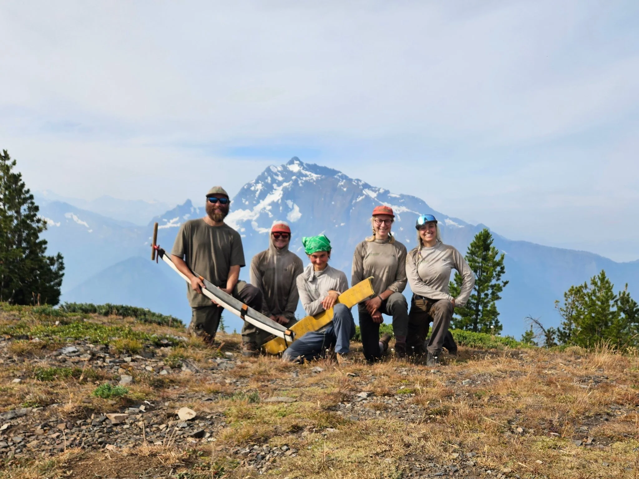 Trail Work Continues In the Heart of Smoke and Fire Season