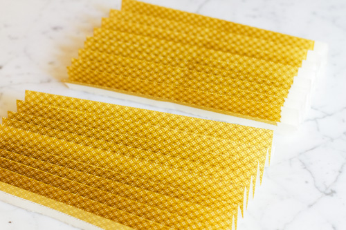 Now you should have 2 fanned out halves.