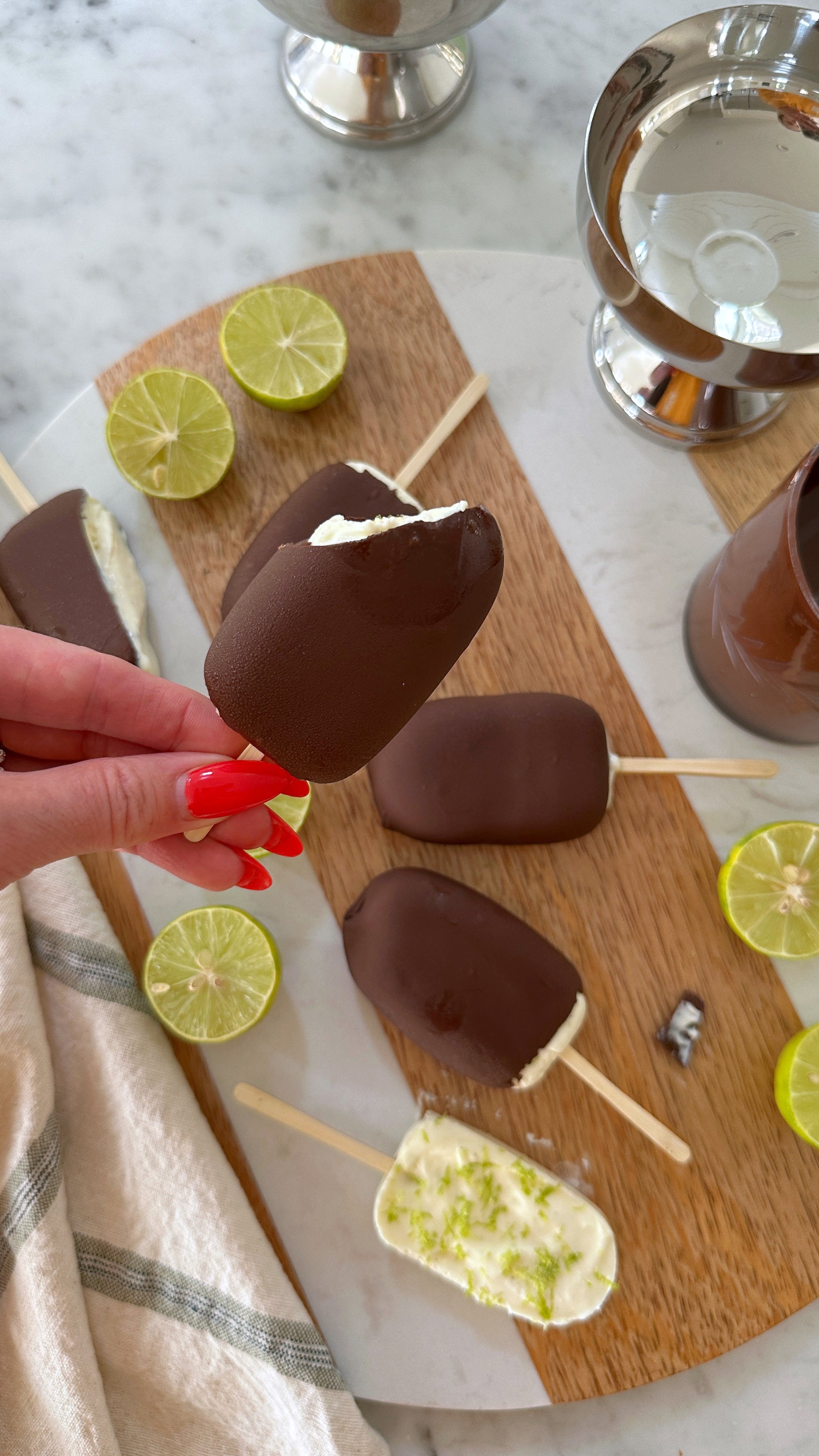 Key Lime Pie Magnum Bars