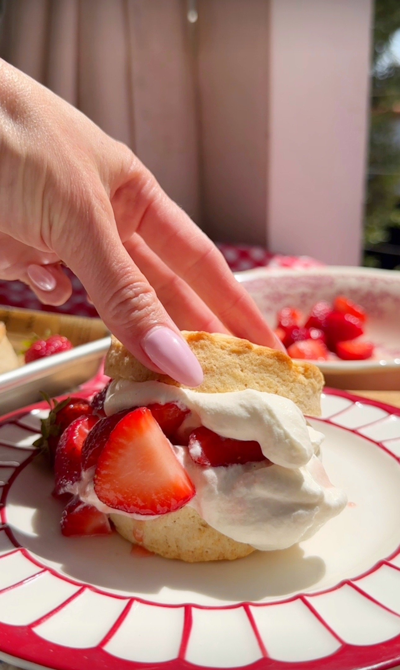 Homemade Strawberry Shortcake