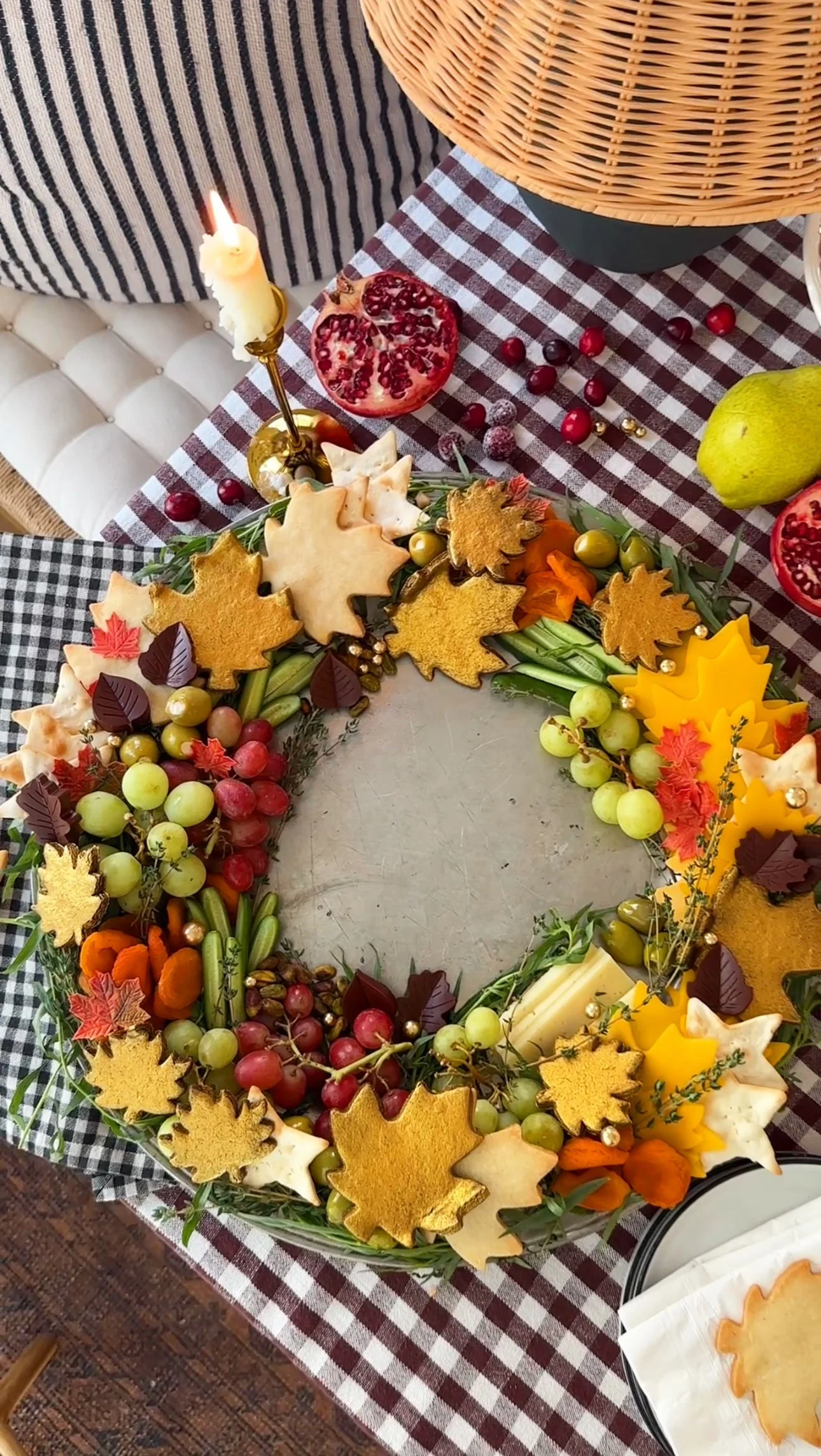 Edible Thanksgiving Wreath