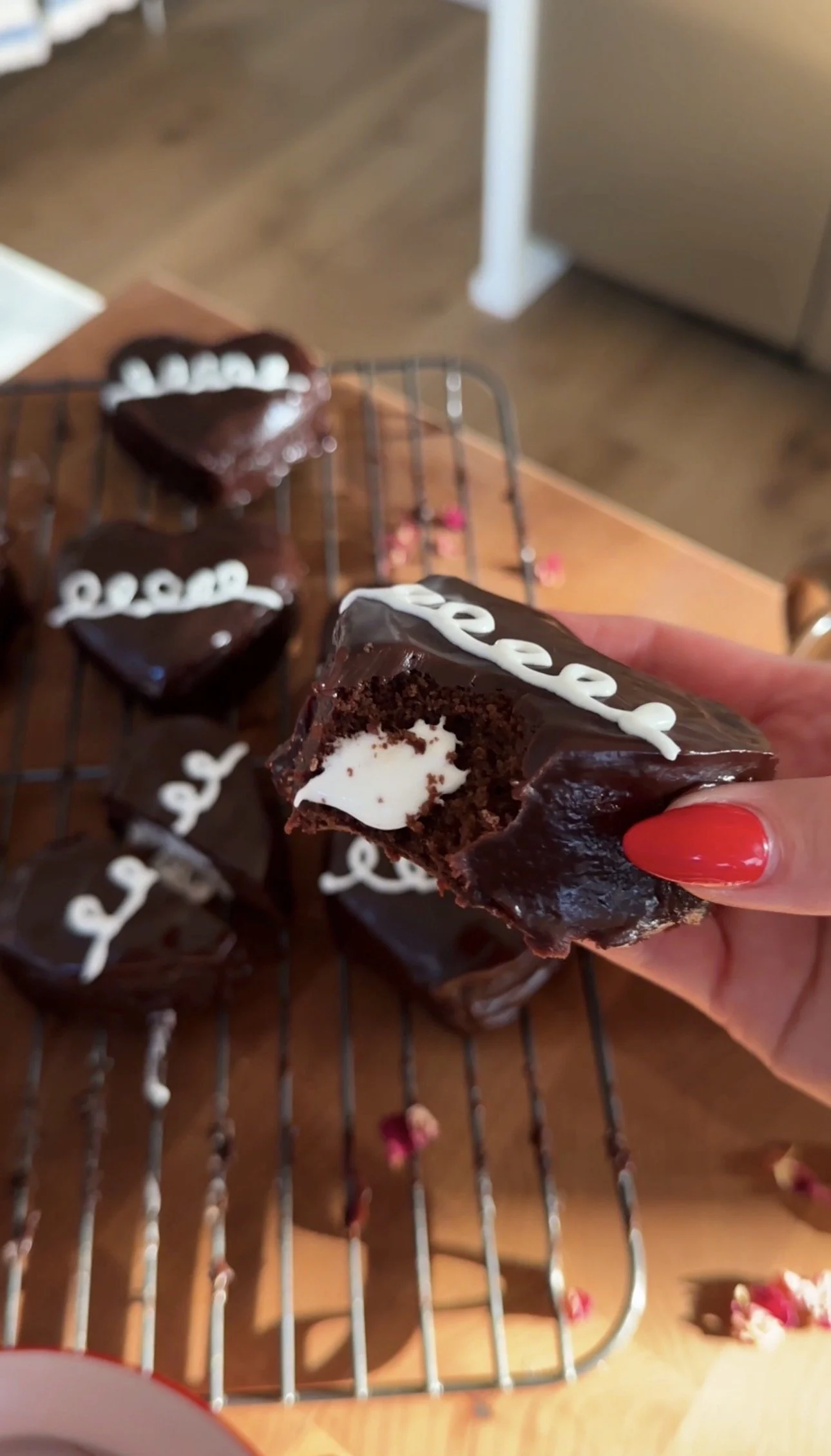 Hostess Cupcake Hearts