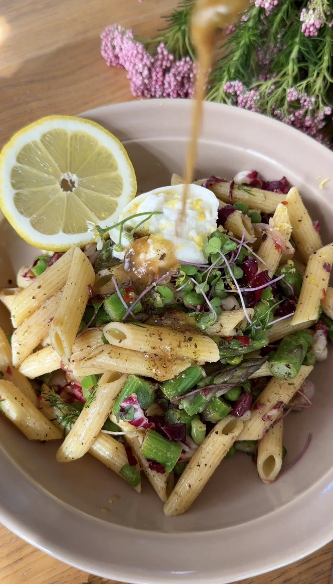 The Best High Protein Spring Pasta Salad